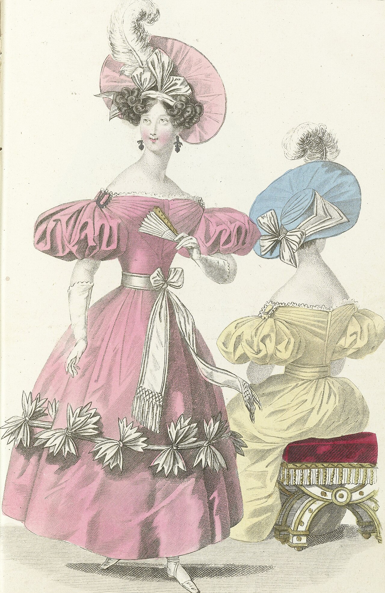 Fashion plate from 1830