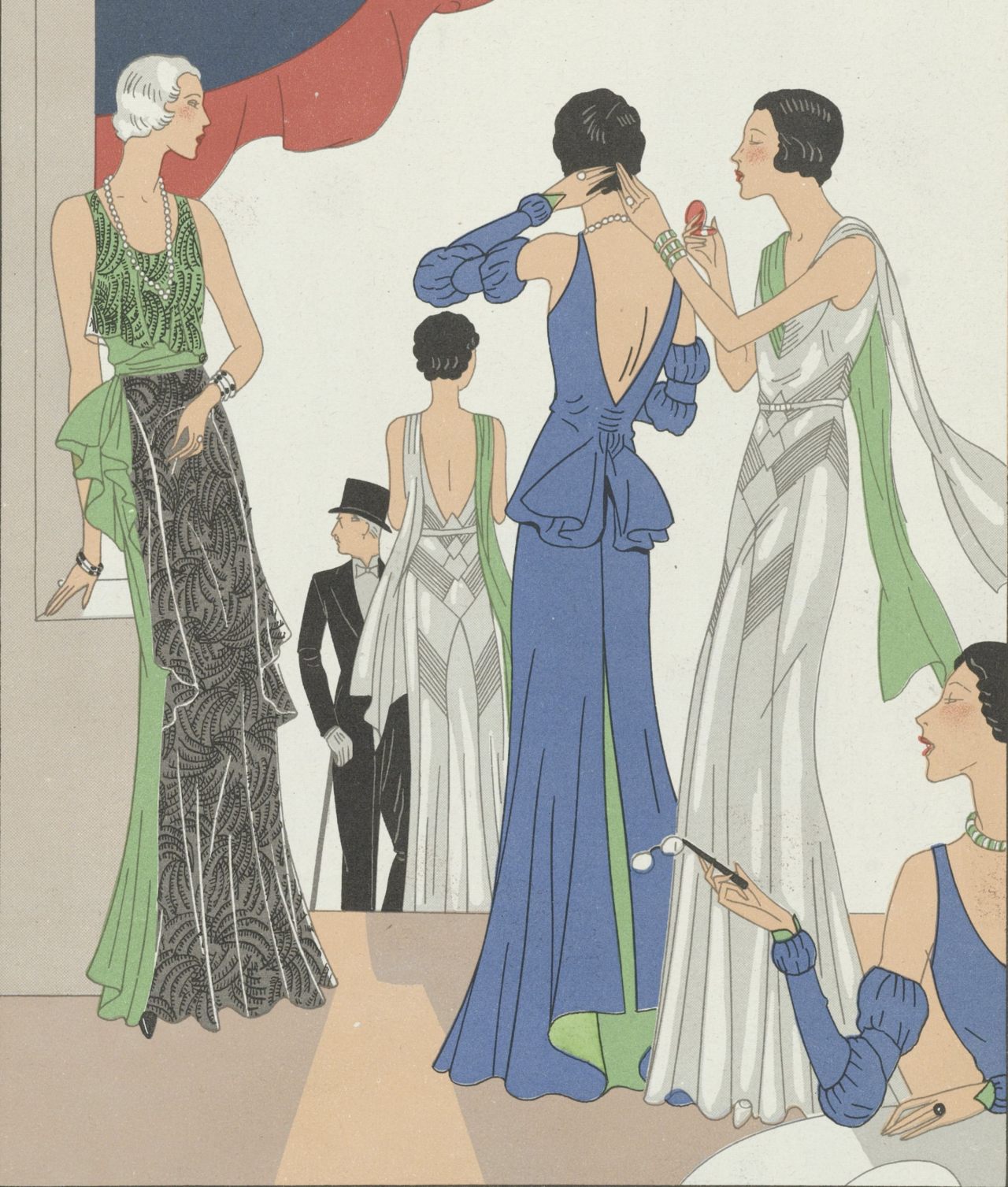 French fashion plate, 1932
